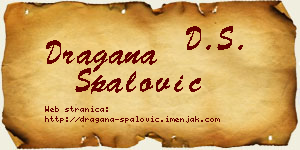 Dragana Spalović vizit kartica
